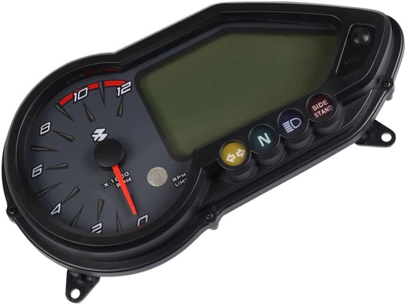 RAGBUSCLE Moto Bike Speedometer, Fit for Bajaj Pulsar 135 150 160 180 220NS 2015-2018, 0-12000 RPM Digital Odometer, 1Pc Motorcycle Instrument Assembly W/Tachometer - Image 1